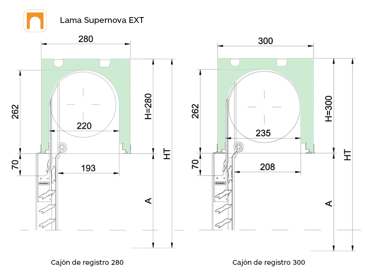 Seccion enrollamiento túnel supernova interior
